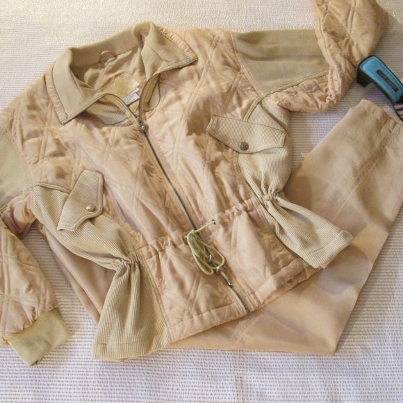 EAST WEST SILKS Jackets & Blazers - ❤EAST WEST SILKS GOLD JACKET AND PANTS (SILK)❤